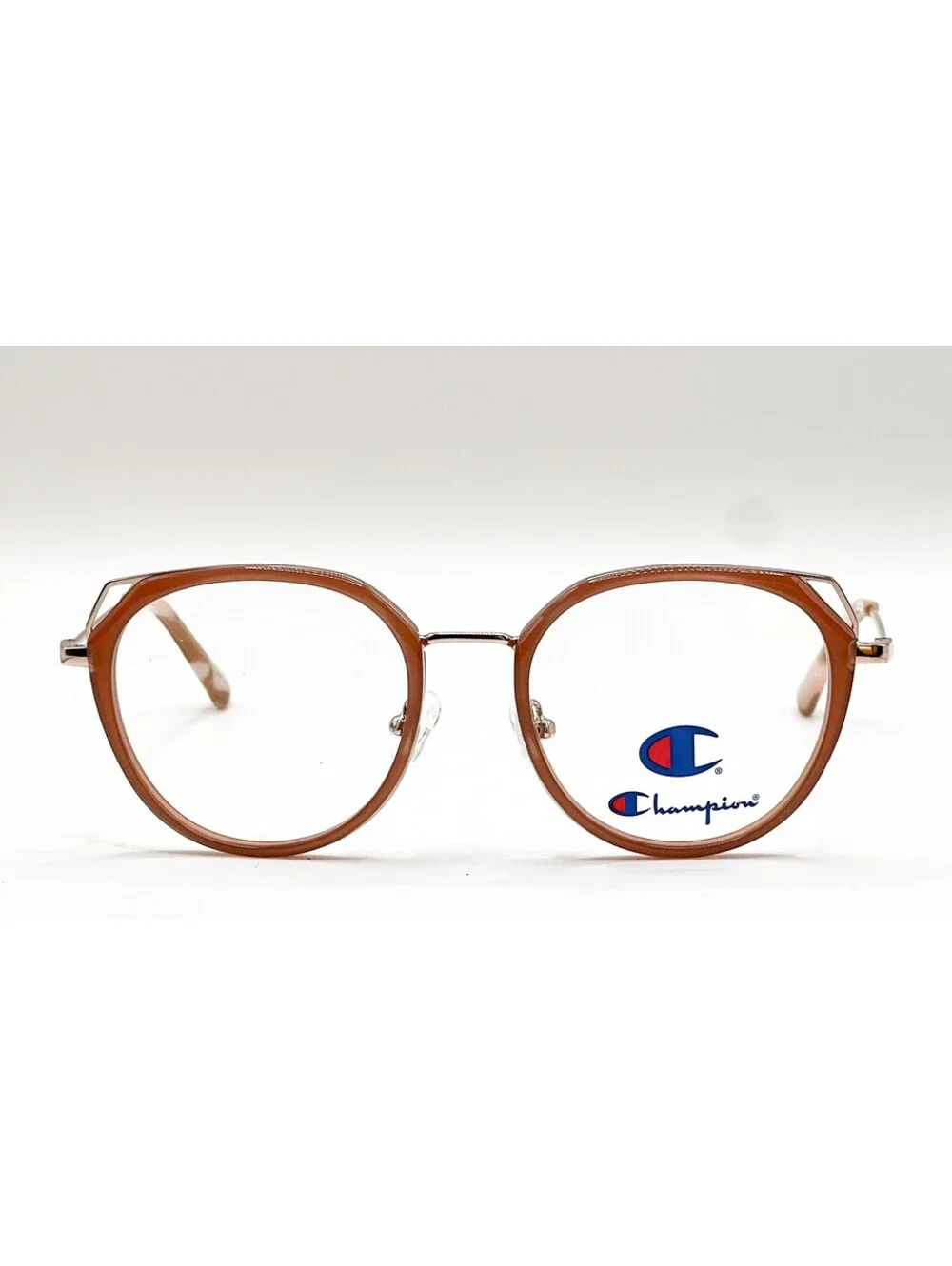 Champion Coco C02 Rose Taupe Gold Round Authentic Eyeglass Frames 51-18-137